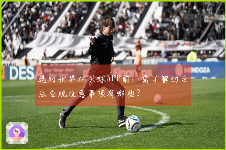 选对世界杯买球APP前，需了解的合法合规注意事项有哪些？